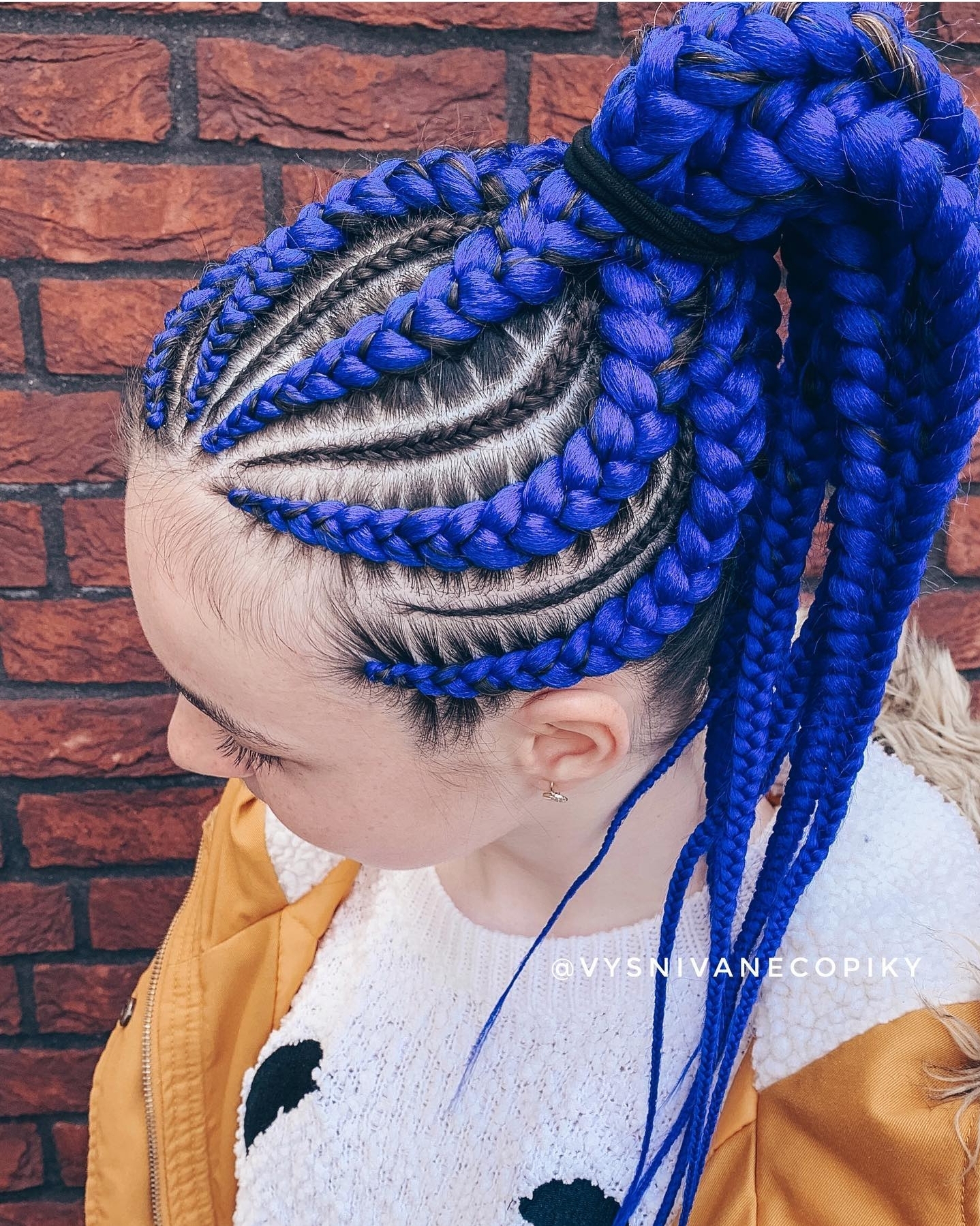 braidy do copu blue